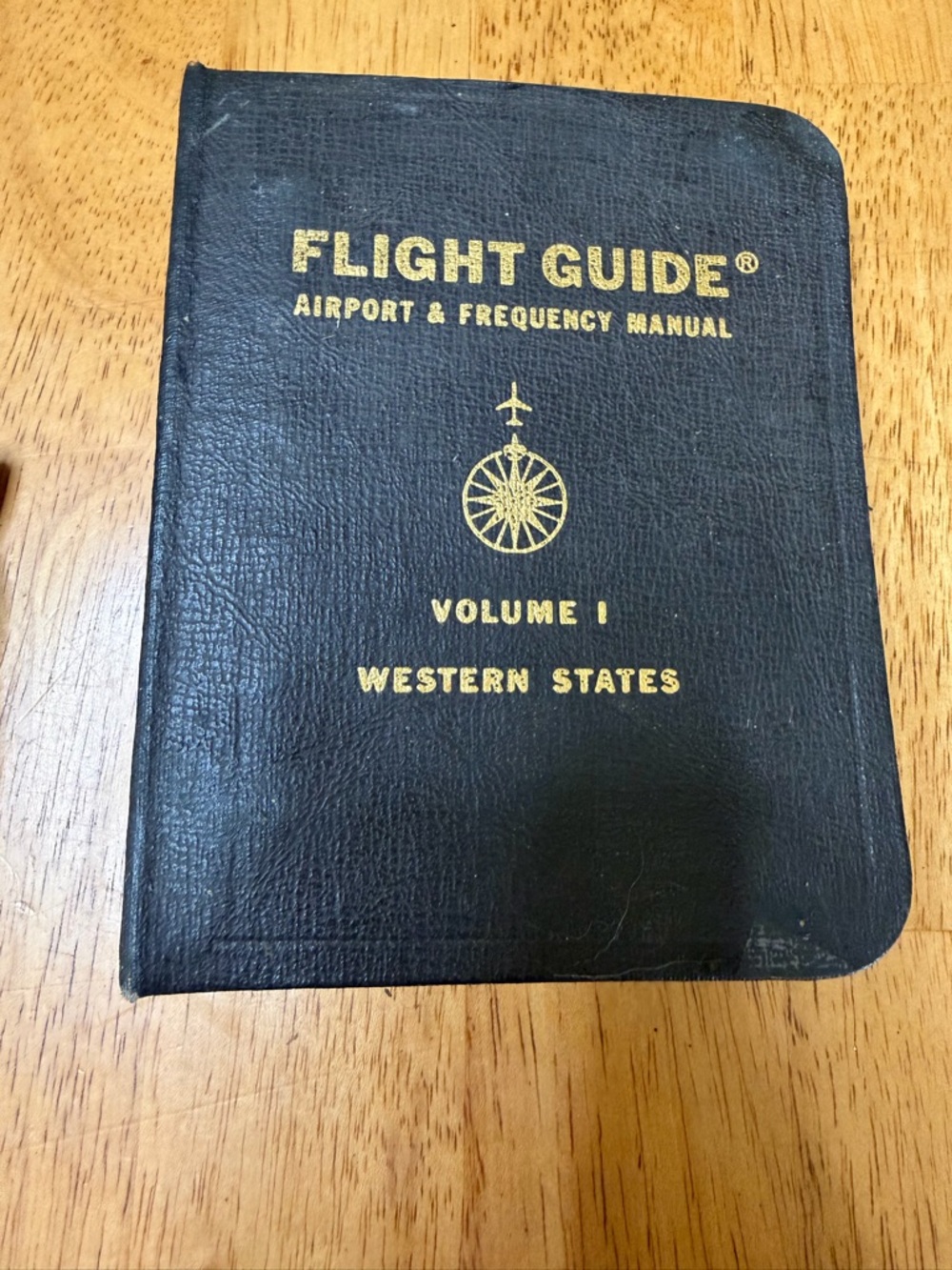 Flight Frequency Manual with Tabbed State Dividers - Brown & Black